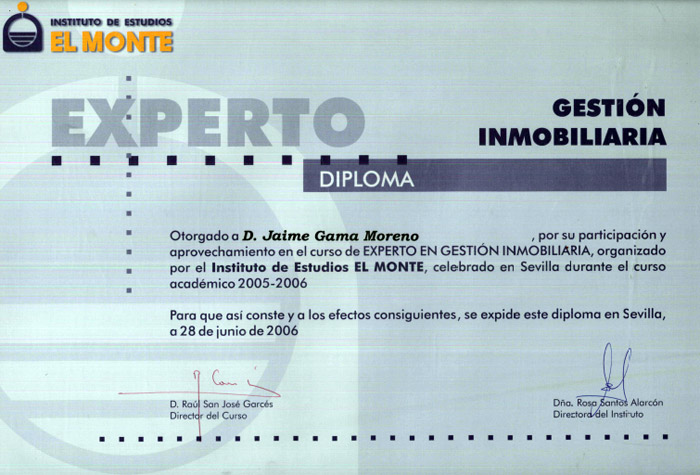 Experto en gestión inmobiliaria